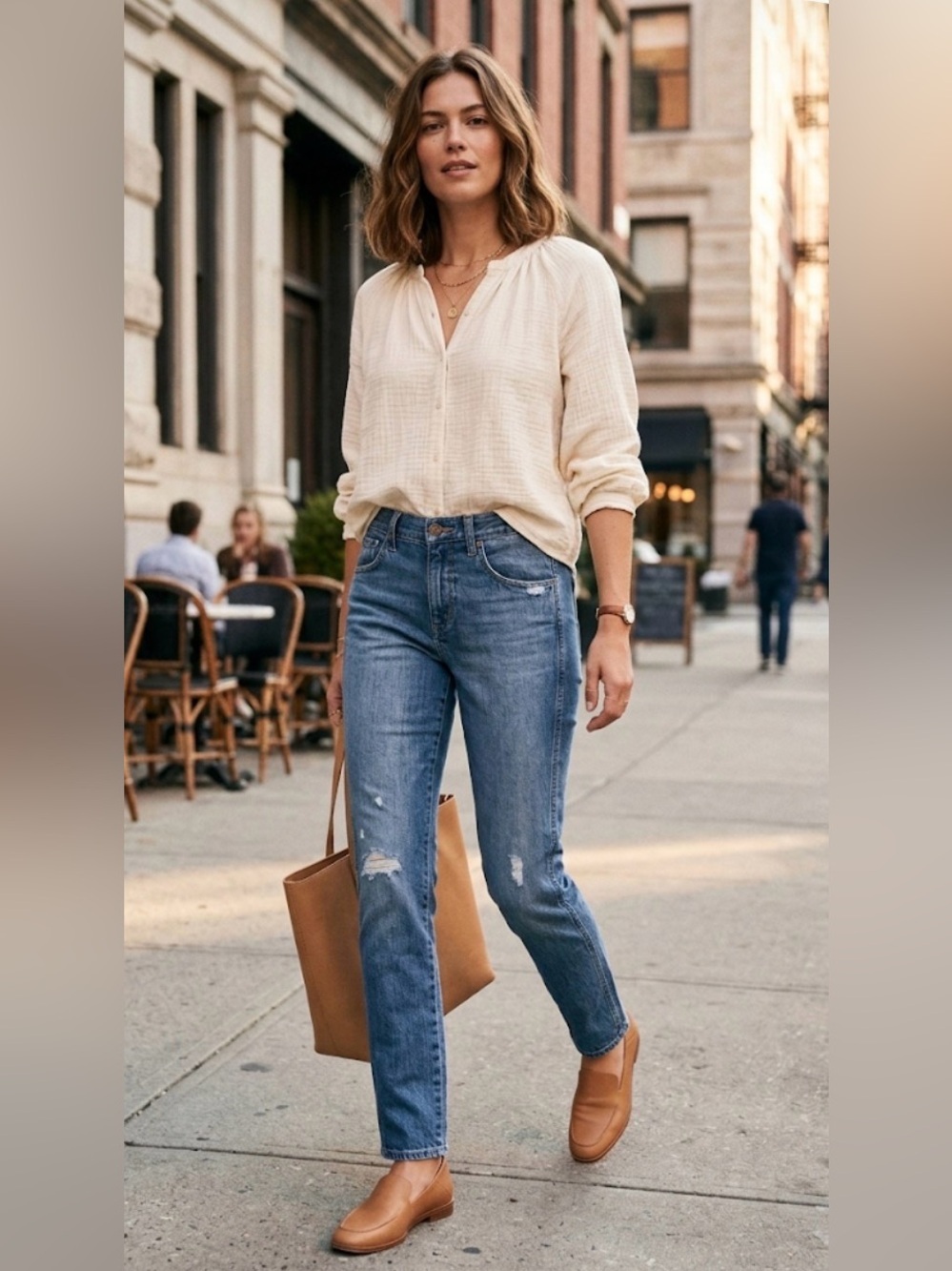Madewell Medium Blue Denim Mid-Rise Jeans